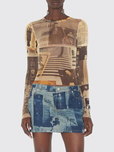 �W�����|�[���E�S���`�G JEAN PAUL GAULTIER T�V���c �g�b�v�X ���f�B�[�X �x�[�W�� T-shirts and tops TO416M013P0308 Beige �֐� �������� 2026SS gi