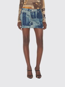 �W�����|�[���E�S���`�G JEAN PAUL GAULTIER �X�J�[�g ���f�B�[�X �u���[ Skirts SK037D02755 �֐� �������� 2026SS gi