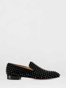 �N���X�`�������u�^�� CHRISTIAN LOUBOUTIN ���[�t�@�[ �����Y �u���b�N Loafers 3150438 �֐� �������� 2026SS gi