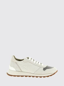 �u���l���N�`�l�� BRUNELLO CUCINELLI �X�j�[�J�[ ���f�B�[�X �V���o�[ Sneakers MZ58G1960 �֐� �������� 2026SS gi