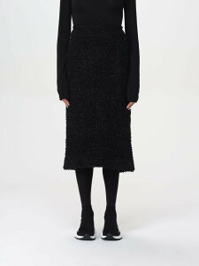 �o�����V�A�K BALENCIAGA �X�J�[�g ���f�B�[�X �u���b�N Skirts 793601T3328 �֐� �������� 2025AW gi