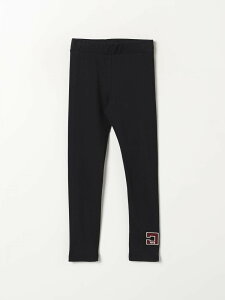 �G���U�x�b�^ �t�����L ELISABETTA FRANCHI LA MIA BAMBINA �Y�{�� �p���c �K�[���Y �u���b�N Trousers EFPA264JE006 �֐� �������� 2024AW gi