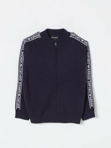 �G���|���I�E�A���}�[�j EMPORIO ARMANI �N���[�l�b�N�W�����p�[ �j�b�g�E�F�A �{�[�C�Y �u���[ Crew neck jumpers 6D4M584MJAZ �֐� �������� 2025AW gi