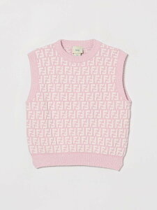 FENDI FENDI �W�� �x�X�g �K�[���Y �s���N Gilet JFG241AVW7 �֐� �������� 2026SS gi