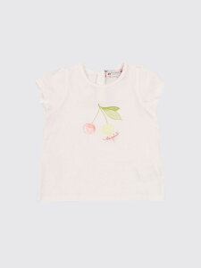 �{���|���� BONPOINT T�V���c �g�b�v�X �x�r�[���j�Z�b�N�X �z���C�g T-shirt S06XTSK00001 �֐� �������� 2026SS gi