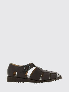 �p���u�[�c PARABOOT �t���b�g�V���[�Y �T���_�� �����Y �u���E�� Flat Shoes 1233 �֐� �������� 2026SS gi