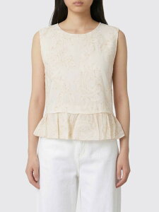 �����[ �W���[ LIU JO T�V���c �g�b�v�X ���f�B�[�X T-shirts and tops WA6453T472A �֐� �������� 2026SS gi