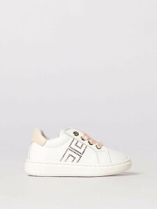 �G���U�x�b�^ �t�����L ELISABETTA FRANCHI LA MIA BAMBINA ����X�j�[�J�[ �X�j�[�J�[ �K�[���Y �z���C�g High top sneakers F1A9E04900092 �֐� �������� 2026SS gi
