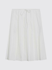 �v���_ PRADA �X�J�[�g ���f�B�[�X �z���C�g Skirts P145VXOOO187P �֐� �������� 2026SS gi