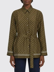 �}�b�N�X�}�[�� �X�e���f�B�I MAX MARA STUDIO �V���c ���f�B�[�X �O���[�� Shirts 2616191011600 Green �֐� �������� 2026SS gi