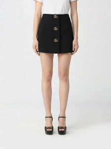 �O�b�` GUCCI �X�J�[�g ���f�B�[�X �u���b�N Skirts 864526ZACKN �֐� �������� 2026SS gi