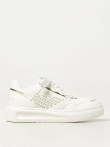 �G���|���I �A���}�[�j EMPORIO ARMANI �X�j�[�J�[ ���f�B�[�X �z���C�g Sneakers X3X165XR107 White �֐� �������� 2024SS gi