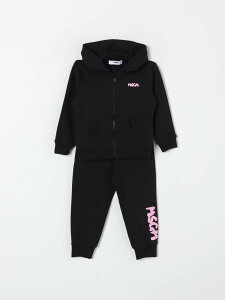 �G���G�X�W�[�G�� MSGM KIDS �g���b�N�X�[�c�@�Z�b�g�A�b�v �x�r�[�E�F�A �x�r�[���j�Z�b�N�X �u���b�N Tracksuits F4MSUNSF049 �֐� �������� 2024AW gi