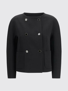 �}�b�N�X�}�[�� �X�e���f�B�I MAX MARA STUDIO �X�[�c�W���P�b�g �X�[�c �W���P�b�g ���f�B�[�X �u���b�N Suit Jackets 2616041015600 �֐� �������� 2026SS gi