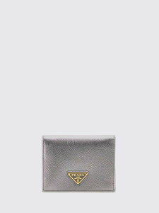�v���_ PRADA �J�[�h�z���_�[ ���z ���f�B�[�X �V���o�[ Wallets and Card Holders 1MV204QHH �֐� �������� 2026SS gi