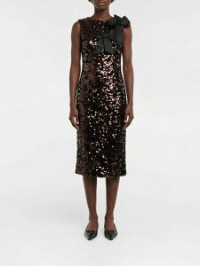 �K�j�[ GANNI �����s�[�X �h���X ���f�B�[�X �u���E�� Dresses A1030202 �֐� �������� 2026SS gi