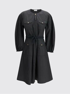 �����N���[�� MONCLER �����s�[�X �h���X ���f�B�[�X �u���b�N Dresses L10932G0000859866 �֐� �������� 2026SS gi