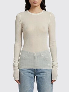 ���b�N �I�E�G���X RICK OWENS �Z�[�^�[ �j�b�g�E�F�A ���f�B�[�X �z���C�g Knitwear RP01F6202RC �֐� �������� 2026SS gi