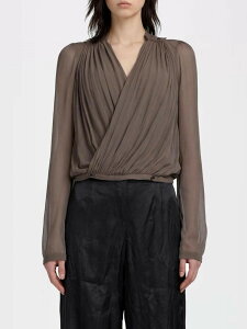 ���b�N �I�E�G���X RICK OWENS T�V���c �g�b�v�X ���f�B�[�X �O���[ T-shirts and tops RP01F6750G �֐� �������� 2026SS gi