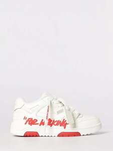 �I�t �z���C�g OFF-WHITE ����X�j�[�J�[ �X�j�[�J�[ �K�[���Y �z���C�g High top sneakers OBIA011S26LEA002 �֐� �������� 2026SS gi