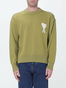 �A�~ �p���X AMI PARIS �Z�[�^�[ �j�b�g�E�F�A �����Y �O���[�� Knitwear UKS859KN0156A Green �֐� �������� 2026SS gi