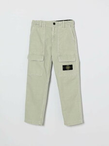 �X�g�[�� �A�C�����h STONE ISLAND JUNIOR �p���c �{�[�C�Y �O���[ Cargo trousers 3100006S0104 �֐� �������� 2026SS gi