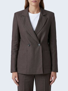 �n���X���[�t�����h�� HARRIS WHARF LONDON �X�[�c�W���P�b�g �X�[�c �W���P�b�g ���f�B�[�X �O���[ Suit Jackets AK3502PYF Grey �֐� �������� 2026SS gi