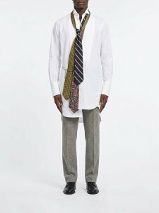 �W������ ���^�i�x �R�� �f �M�����\�� JUNYA WATANABE COMME DES GARCONS �V���c �����Y �z���C�g Shirts WQB005051 �֐� �������� 2026SS gi