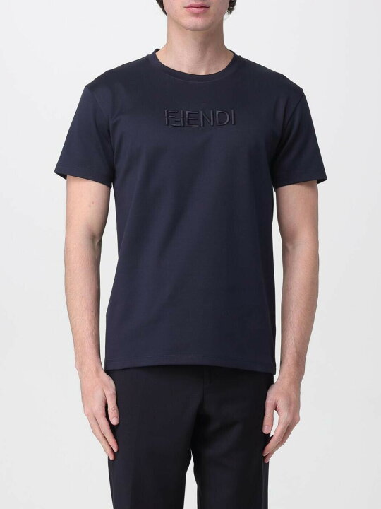 楽天市場】フェンディ FENDI Tシャツ メンズ ブルー T-shirts 