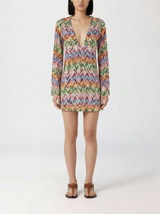 �~�b�\�[�j MISSONI �����s�[�X �h���X ���f�B�[�X �}���`�J���[ Dresses MS26SQ0GBJ00QL �֐� �������� 2026SS gi