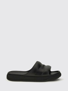 �����N���[�� MONCLER �t���b�g�V���[�Y �T���_�� �����Y �u���b�N Flat Shoes L109B4C00030M8260 �֐� �������� 2026SS gi