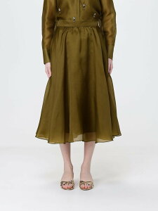 �}�b�N�X�}�[�� �X�e���f�B�I MAX MARA STUDIO �X�J�[�g ���f�B�[�X Skirts 2616101023600 Olive �֐� �������� 2026SS gi