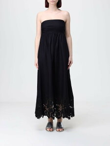 �}�b�N�X�}�[�� �X�e���f�B�I MAX MARA STUDIO �����s�[�X �h���X ���f�B�[�X �u���b�N Dresses 2616221012600 �֐� �������� 2026SS gi