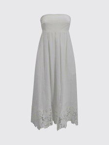 �}�b�N�X�}�[�� �X�e���f�B�I MAX MARA STUDIO �����s�[�X �h���X ���f�B�[�X �z���C�g Dresses 2616221012600 �֐� �������� 2026SS gi