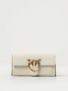 �s���R PINKO �J�[�h�z���_�[ ���z ���f�B�[�X �z���C�g Wallets and Card Holders 100062A0F1 �֐� �������� 2026SS gi