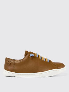 �J���y�[�� CAMPER �t���b�g�X�j�[�J�[ �X�j�[�J�[ �{�[�C�Y �u���E�� Flat sneakers 80003-139 PEU �֐� �������� 2025AW gi