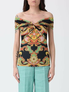 �G�g�� ETRO T�V���c �g�b�v�X ���f�B�[�X �}���`�J���[ T-shirts and tops WRJA019399IAS76 �֐� �������� 2026SS gi