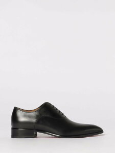 �N���X�`�������u�^�� CHRISTIAN LOUBOUTIN ���[�X�A�b�v�V���[�Y �h���X�V���[�Y �����Y �u���b�N Lace-up Shoes 1260210 �֐� �������� 2026SS gi
