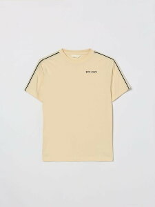 �p�[���E�G���W�F���X PALM ANGELS �����O�X���[�uT�V���c T�V���c �{�[�C�Y �x�[�W�� Long sleeve t-shirts PBAA011S26JER001 �֐� �������� 2026SS gi
