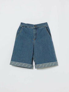 FENDI FENDI �V���[�g�p���c�@�p���c �V���[�c �{�[�C�Y �u���[ Shorts JMF567AVVU �֐� �������� 2026SS gi