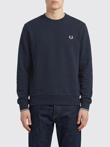 �t���b�h �y���[ FRED PERRY �X�E�F�b�g�V���c �g���[�i�[ �����Y �u���[ Sweatshirts FPM753557 �֐� �������� 2026SS gi