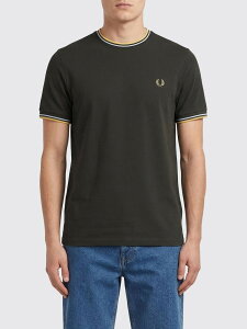 �t���b�h �y���[ FRED PERRY T�V���c �����Y �O���[�� T-shirts FPM1588V57 �֐� �������� 2026SS gi