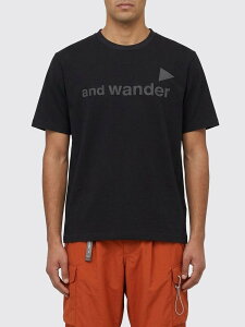 �A���h�����_�[ AND WANDER T�V���c �����Y �u���b�N T-shirts 5746184074 �֐� �������� 2026SS gi
