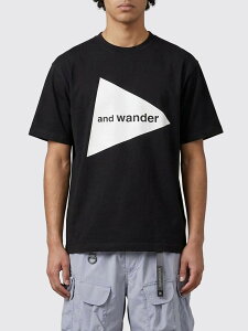 �A���h�����_�[ AND WANDER T�V���c �����Y �u���b�N T-shirts 5746984076 �֐� �������� 2026SS gi