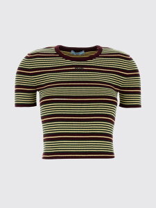 �v���_ PRADA �Z�[�^�[ �j�b�g�E�F�A ���f�B�[�X �x�[�W�� Knitwear P24B3ESOOO19IM �֐� �������� 2026SS gi
