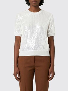 �����[ �W���[ LIU JO �Z�[�^�[ �j�b�g�E�F�A ���f�B�[�X �z���C�g Knitwear WA6216MA68R �֐� �������� 2026SS gi
