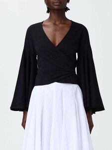 �W���b�N���X JACQUEMUS T�V���c �g�b�v�X ���f�B�[�X �u���b�N T-shirts and tops TOW00905AJ00254 �֐� �������� 2026SS gi