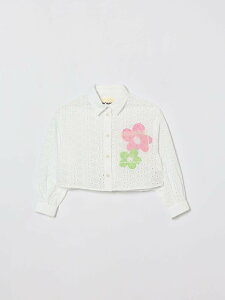 �V���l�b�^ SIMONETTA KIDS �t�H�[�}���V���c �V���c �K�[���Y �z���C�g Formal shirts SY5A81U0269 �֐� �������� 2026SS gi