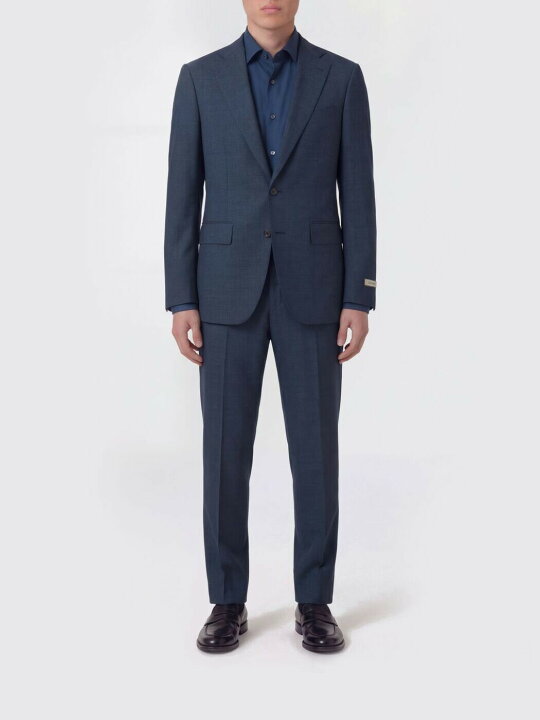 楽天市場】カナーリ CANALI フォーマル スーツ メンズ ブルー Formal 