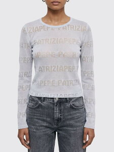 �p�g���c�B�A�y�y PATRIZIA PEPE �Z�[�^�[ �j�b�g�E�F�A ���f�B�[�X �O���[ Knitwear 8K0354K303 �֐� �������� 2026SS gi
